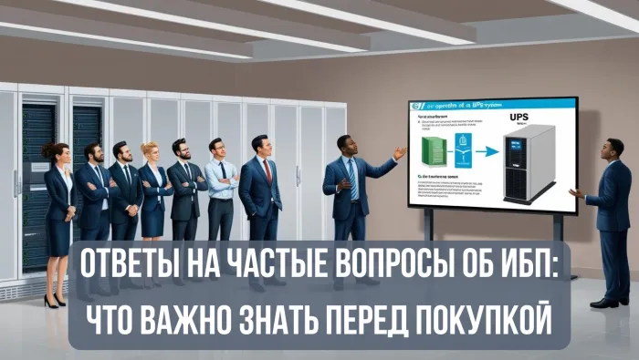 Ответы на частые вопросы об ИБП для бизнеса: что важно знать перед покупкой